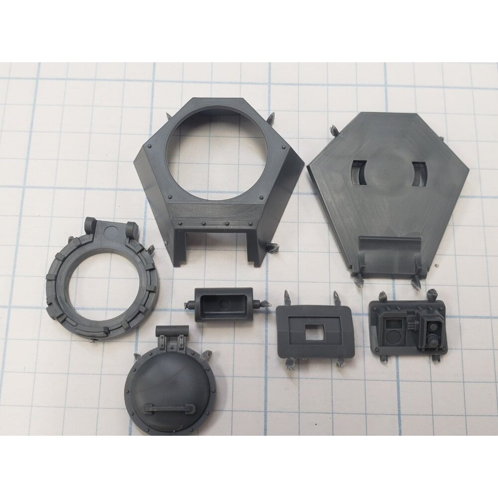 Warhammer 40k Astra Militarum Bits Chimera Tank Turret w Gun Mount Set